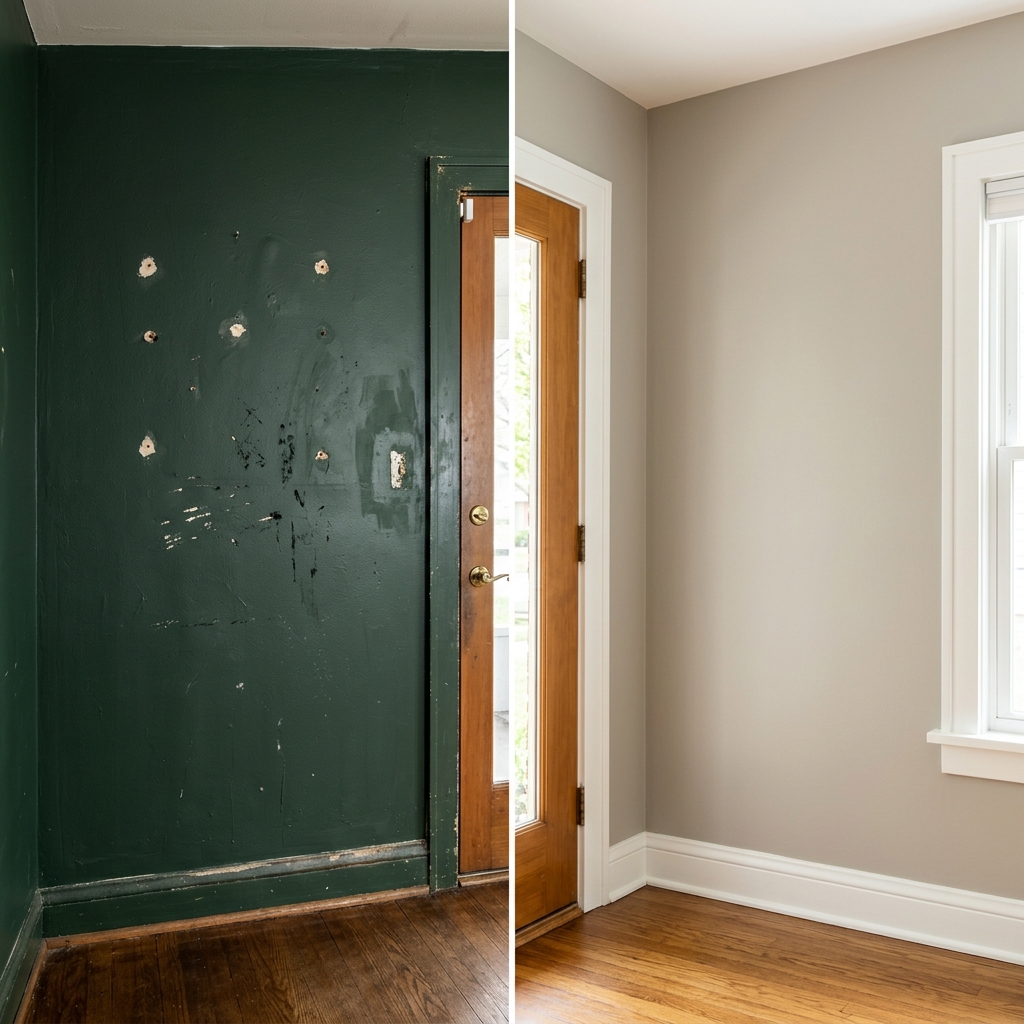 Paint Touch-Up & Repaint — Before and After