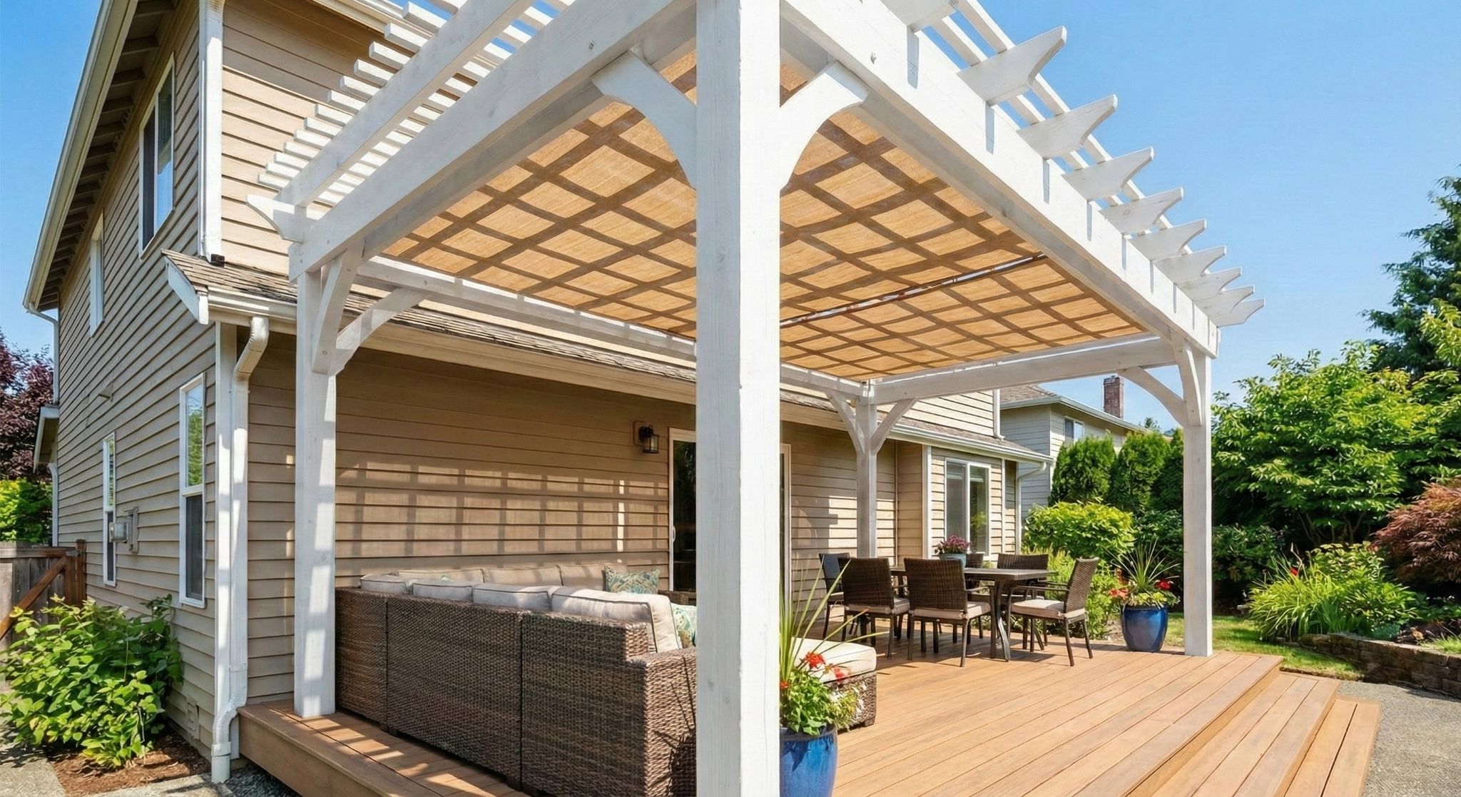 Lanai Roof - Before: Structural Wear